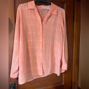 Liz baker long sleeve blouse